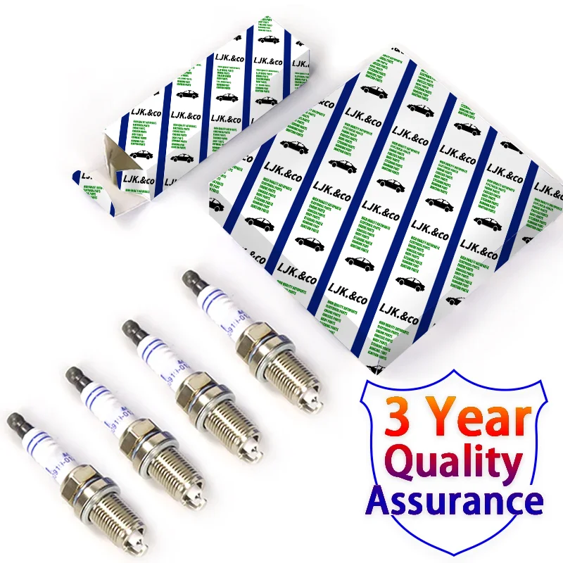 LJK.&co Dual Iridium Spark Plug OEM# 22401-1VA1C DILKAR7D11H For Nissan Rogue 2.0 L 2017 X-TRAIL QASHQAI Quality 22401 1VA1C