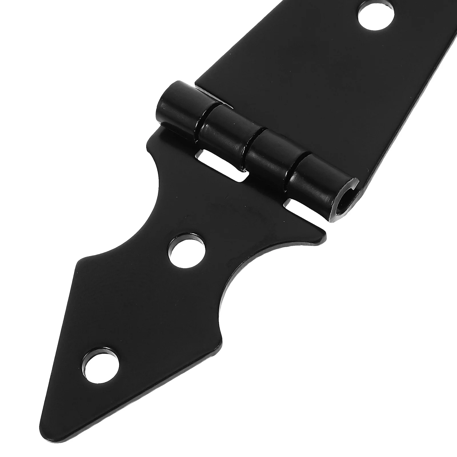 

4pcs Black Decorative Arrow Hinges Heavy Duty T Hinge For Barn Door Gate Wood Fence Warehouse Shed Iron Strap Hardware Hinges