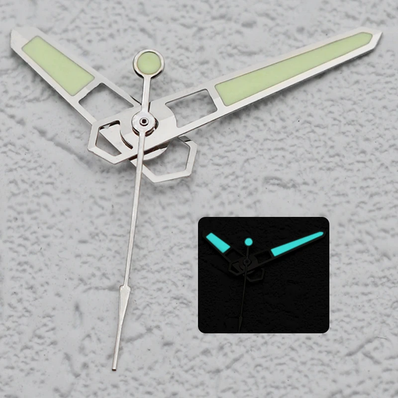NH35 Watch Hands: Two Options Blue and Green Luminous Hands Suitable for Watches with NH35, NH36, 4R35, and 7S26 Movements