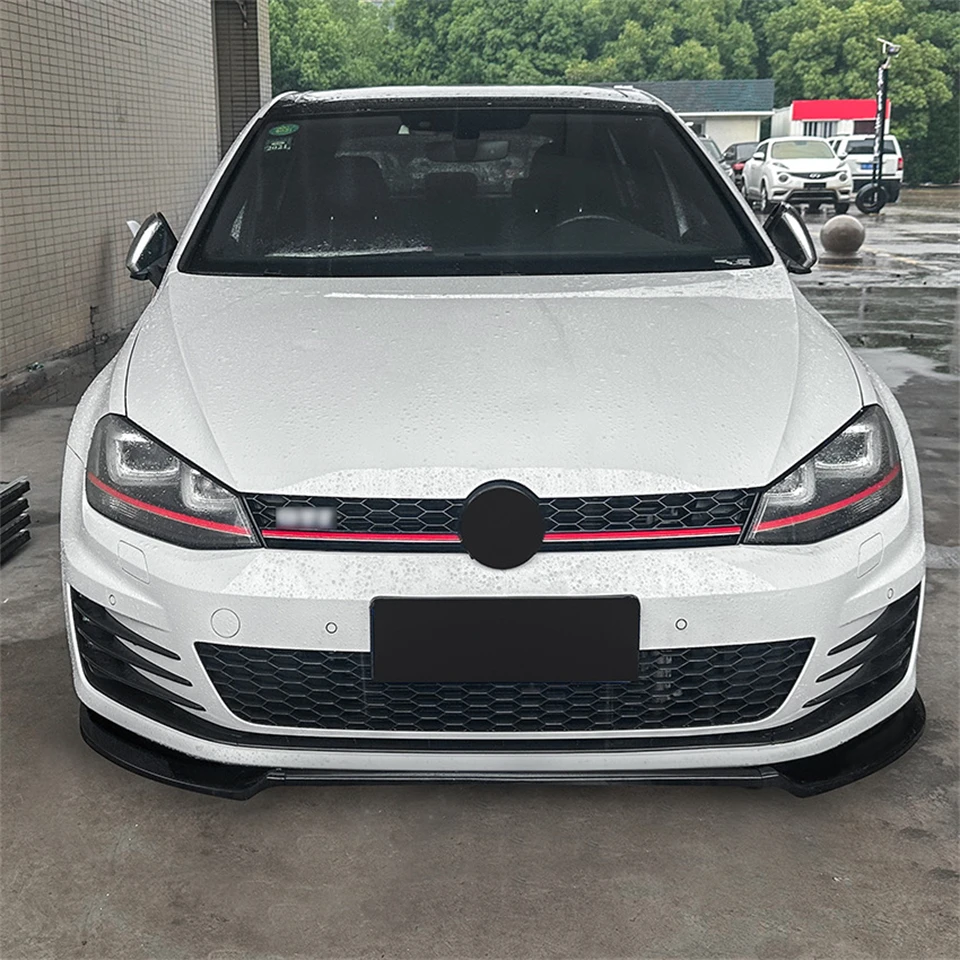 

Maxton Style Car Front Bumper Lip Spoiler Splitter Protector Cover Body Kits For VW Golf 7 MK7 GTI GTD R R-line 2012-2017 Tuning