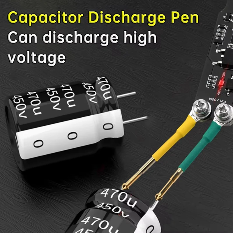 AC62-2PC Capacitor Discharge Pen AC/DC Switching Power Supply Repair Discharge Maintenance Tool