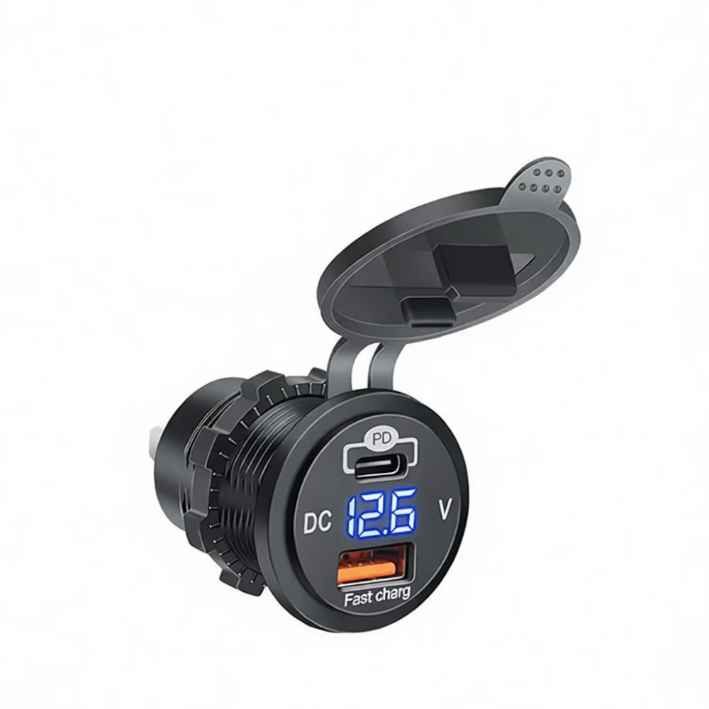 Gaming Console Mobile - Chargeur double USB pour moto, adaptateur