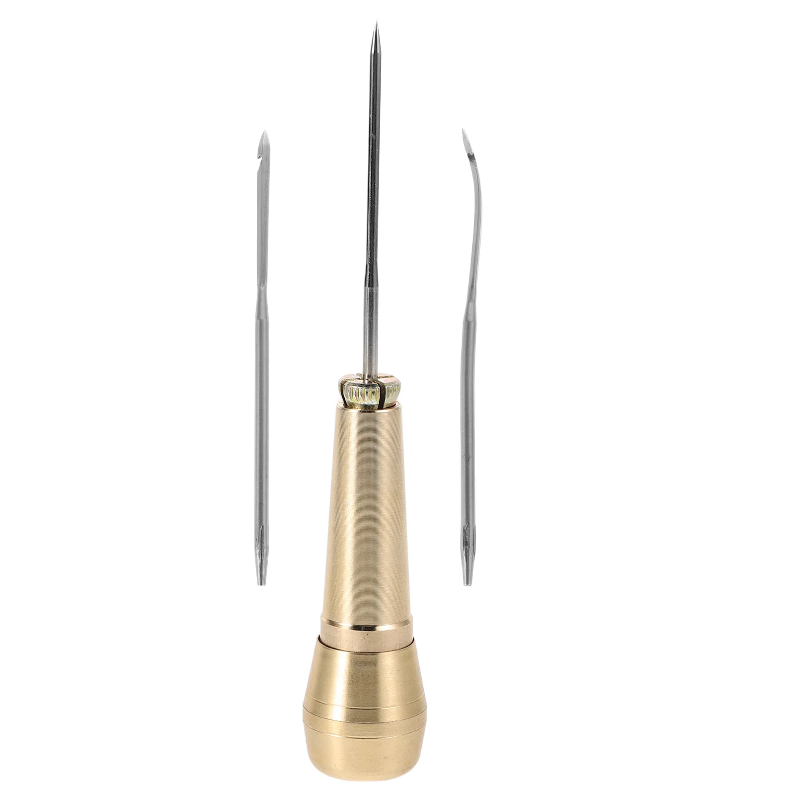 

Shoe Repair Tools Copper Handle Stitching Awl Durable Professional Sewing Punch Needle Kit Fix Equipment