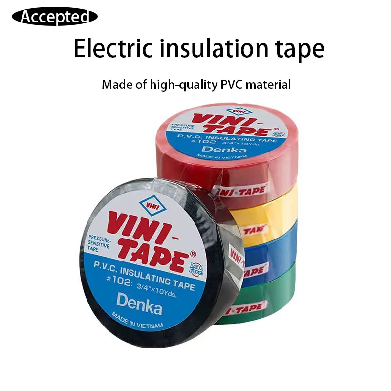 

Electrical And Electrical Insulation Tape PVC High Temperature And High Voltage Transformer Insulation Tape 10PCS