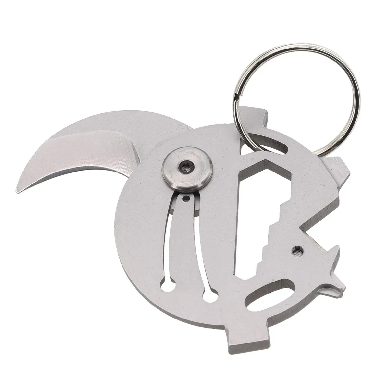 Coin Cycling Coin Keychain Wrench Pendant Metal Multi Card Tool Home Multifunctional Note Outdoor Package Content