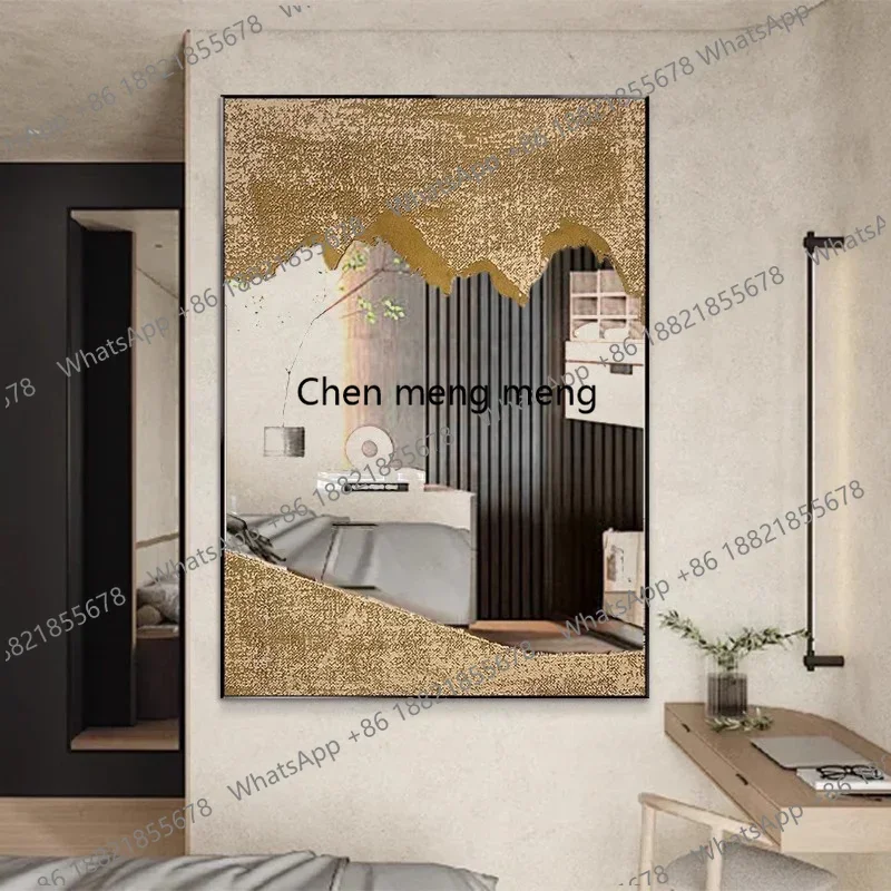 Living Room Modern Mirror Wall Decoration Aesthetic Traffic Nordic Bathroom Mirror Luxury Funky Square Spiegels Home Products