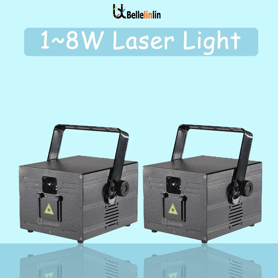 

0 Tax 1/2/3/4/5/8W Green Laser Light ILDA 3D Animation Stage Scanner Beam Projector Wedding Party Professional Equipment Club DJ