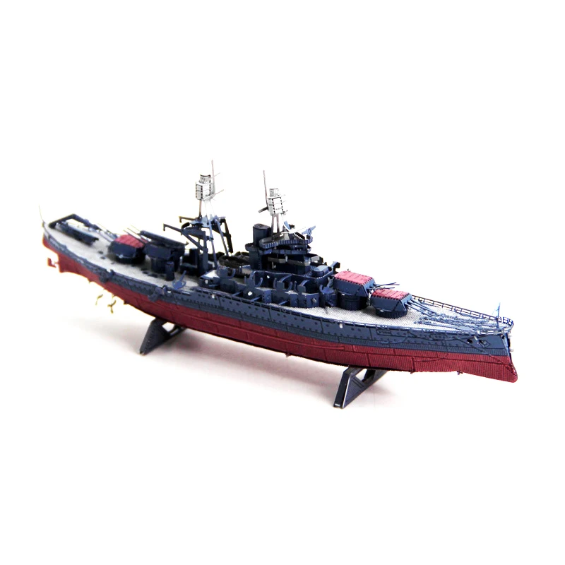 The USS Arizona 3D Metal Puzzle Model Building Kits DIY Assemble Jigsaw Model Puzzle Toy Birthday Gifts For Adults Children