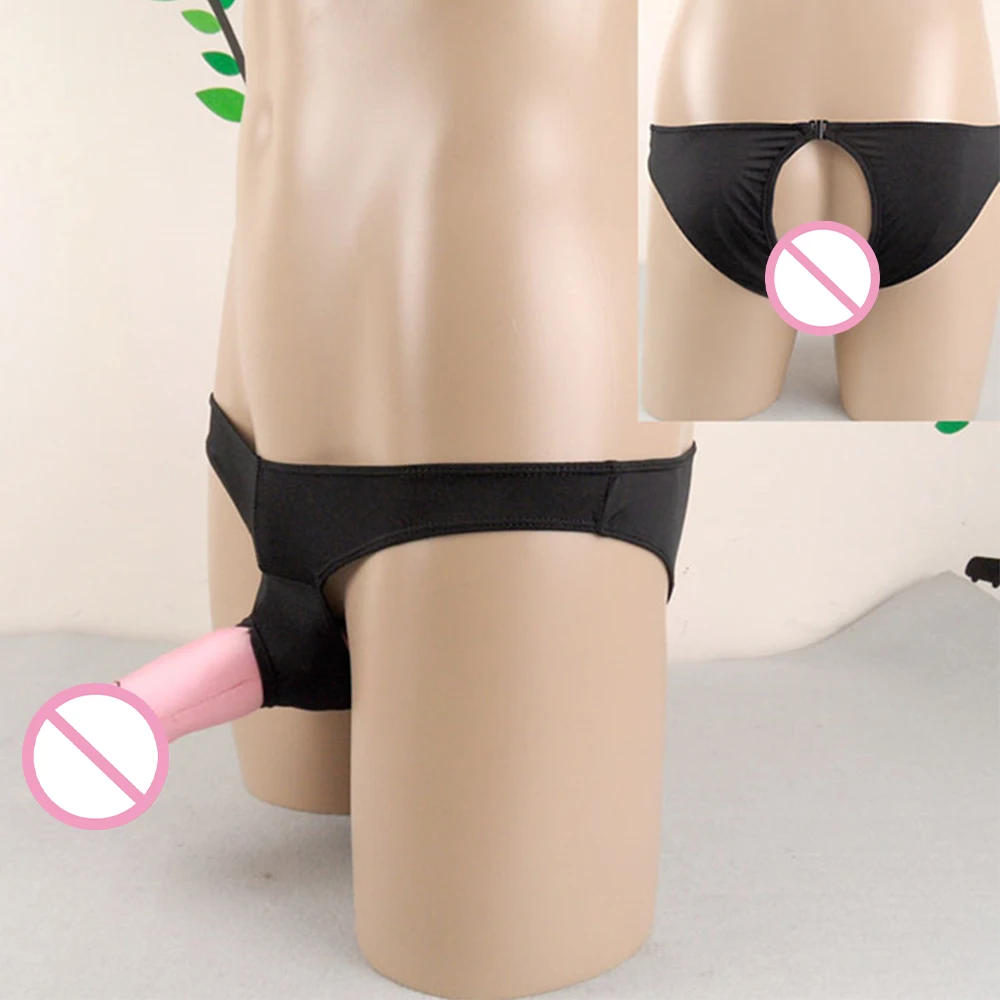 

Hollow Out Elephant Nose Trunk Men Sexy Bikini G-string Bulge Pouch Lingerie T-back Thong Underwear Panties Briefs Underpants