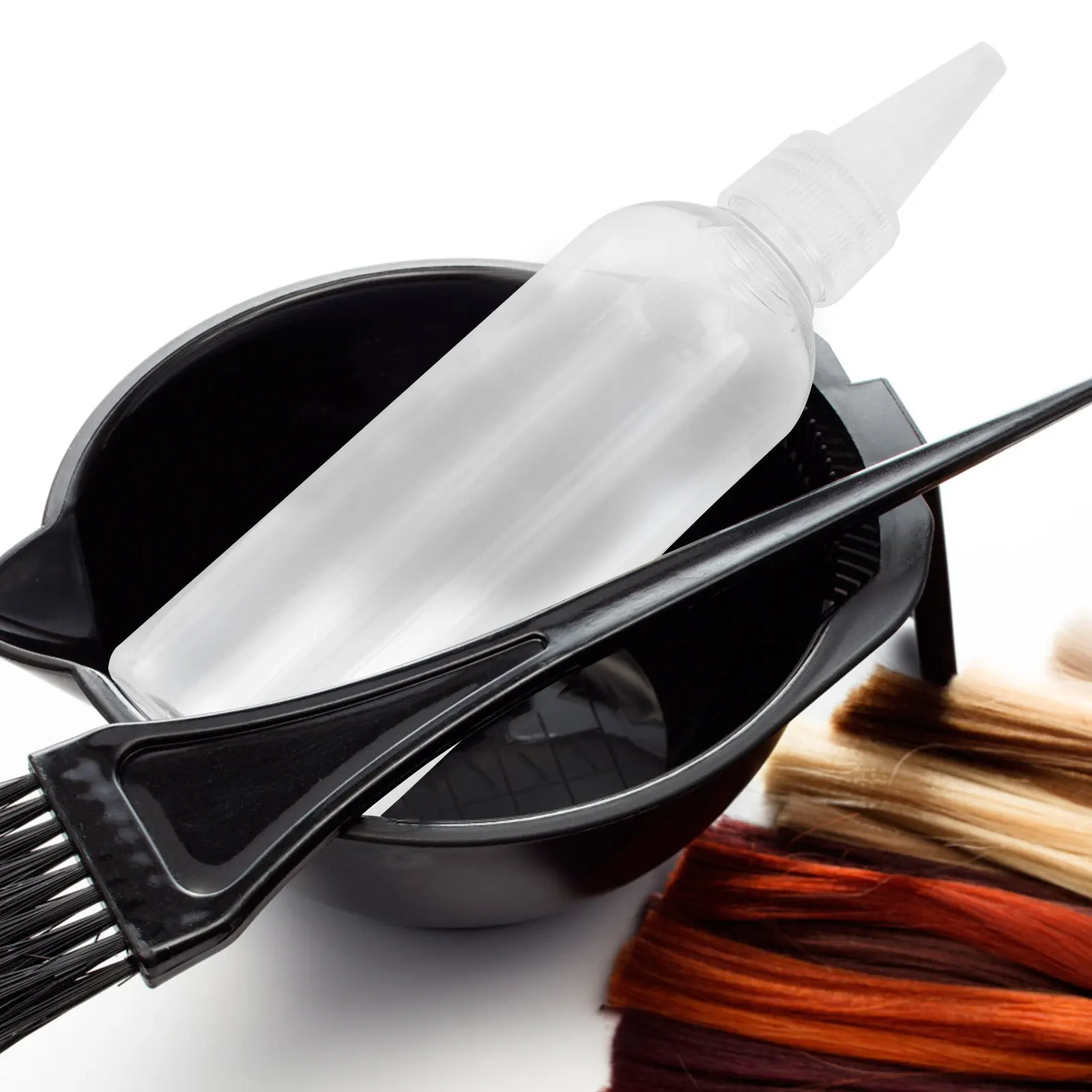 

30pcs Dropper Bottles 100Ml Pointed Tip Squeeze Bottle For Hair Dyeing Refillable Applicator Cosmetics Lotion Ink Sub Container