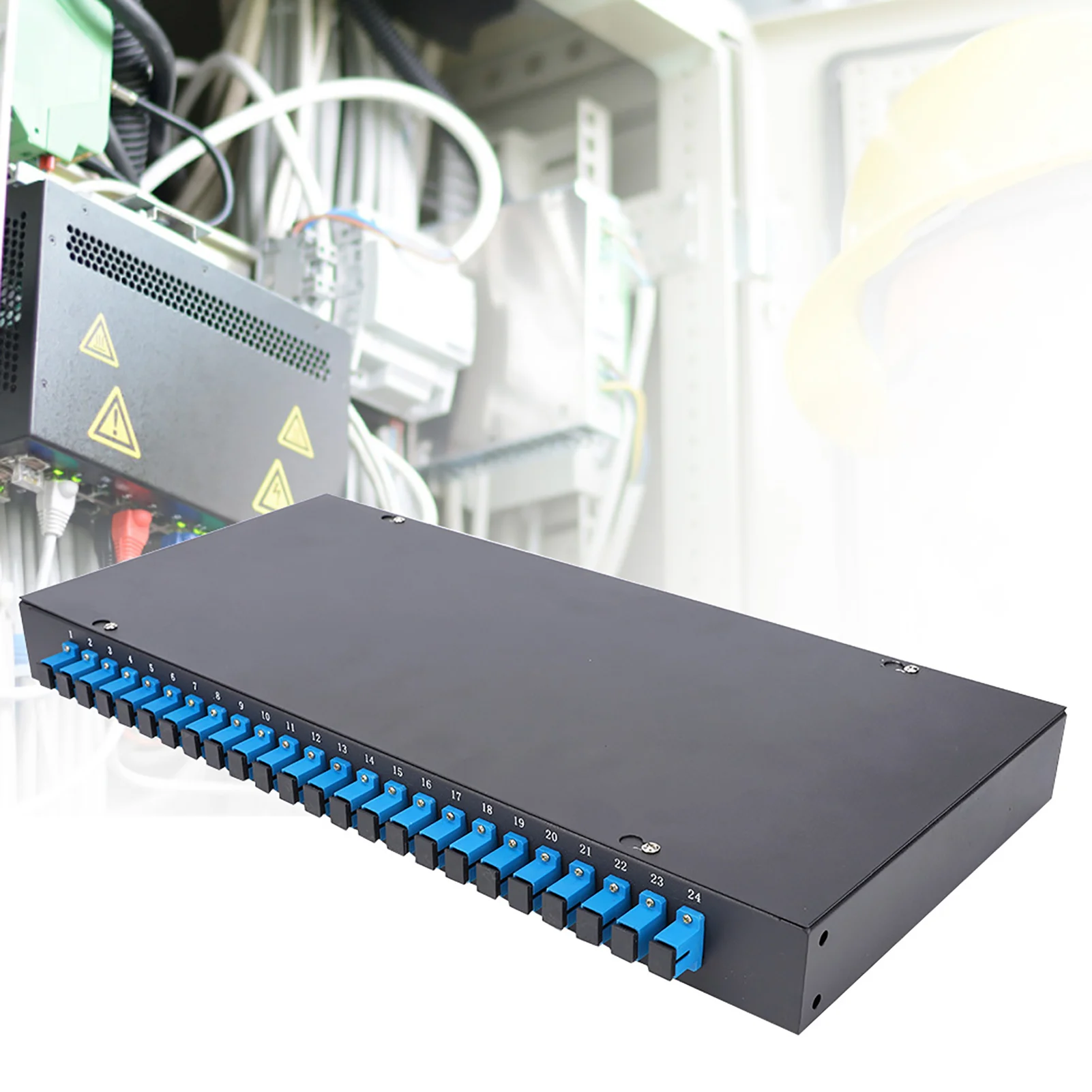 24 Port Optic Terminal Fiber Optic Box Optical Fiber Terminal Box 24  24 Port Fiber Patch Panel SC Connector Patch Panel Box