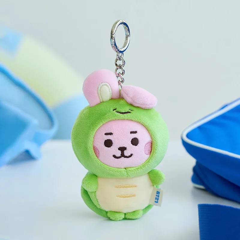 Anime Cartoon BT21 Plush Toy Creative New COOKY CHIMMY Plush Toy Pendant Backpack Keychain Accessories Gift for Friends view 3