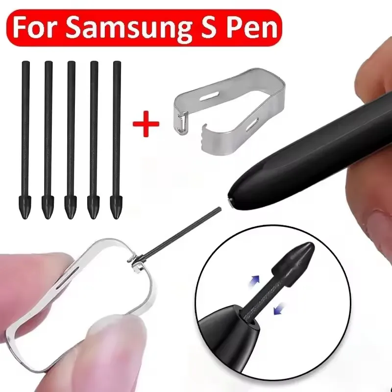 Stylus pen tip For Samsung Tablet Titanium Alloy Replacement Pen Tips 4096 Pressure Sensitivity and Tilt Support Stylus Nibs