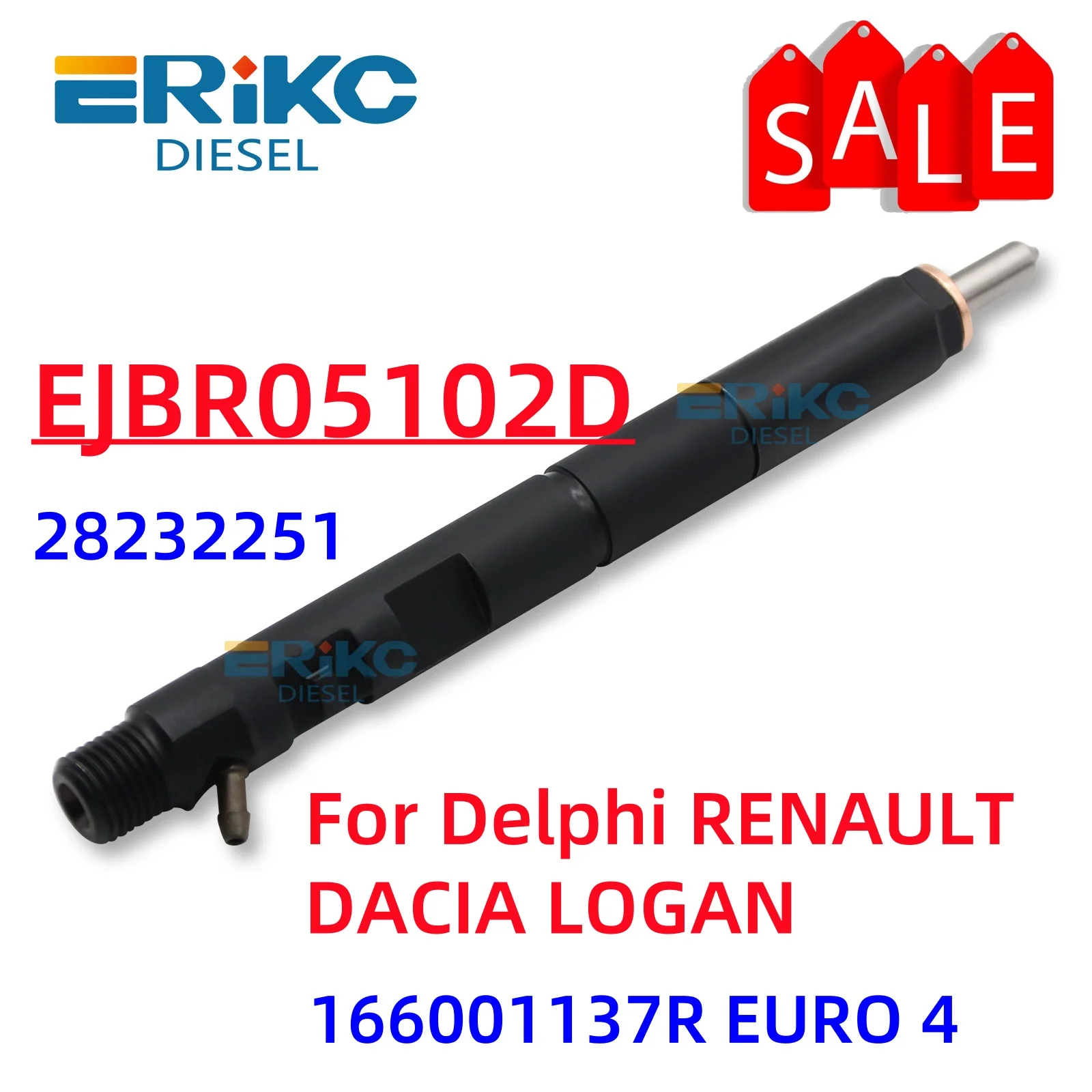 

28232251 EJBR05102D Diesel Injector Nozzle R05102D 5102D Fuel Injection For RENAULT DACIA LOGAN 166001137R EURO 4