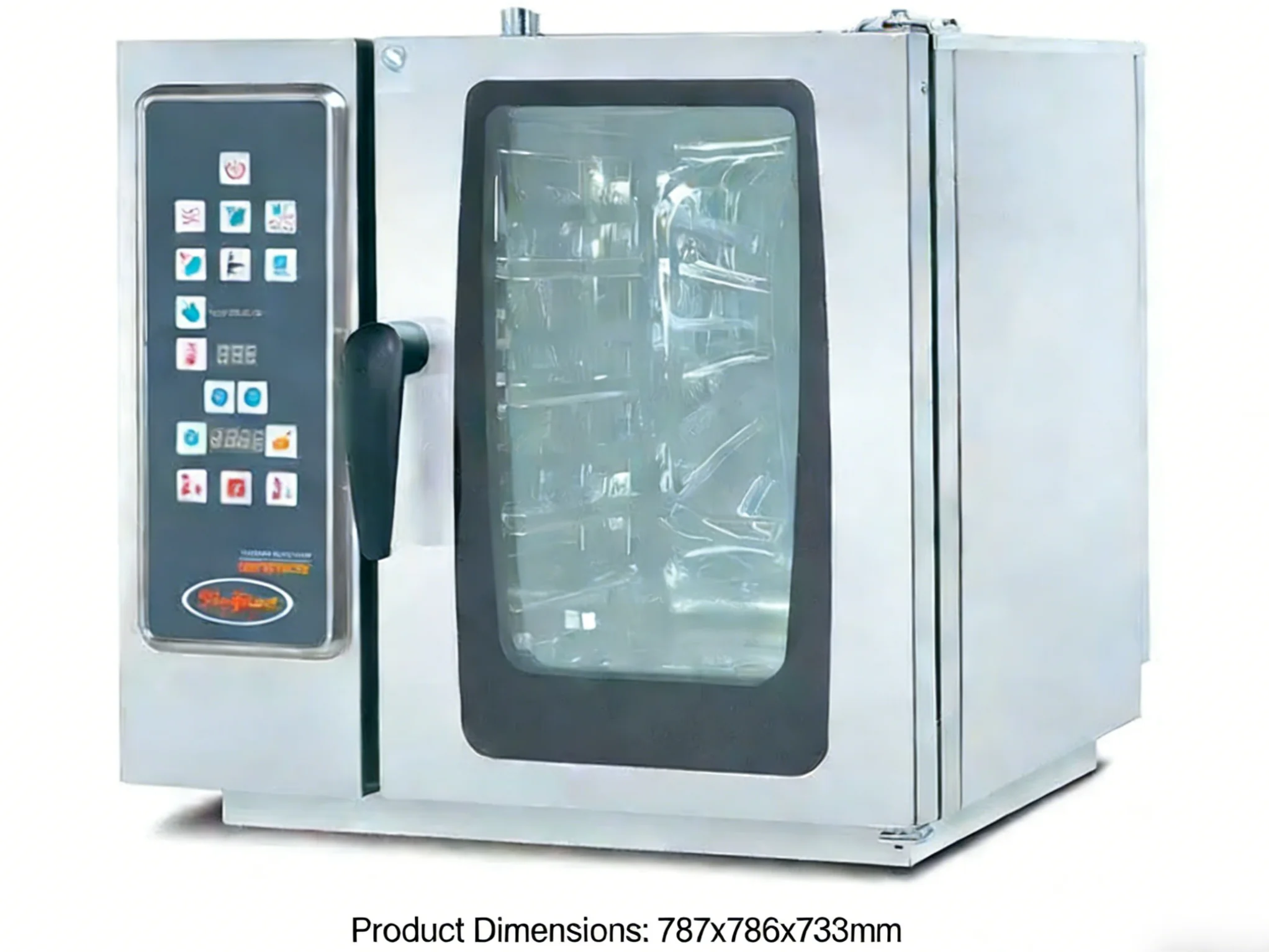 

4/6/10 Layer Commercial Electric Combi Steamer Oven Fully Automatic LCD Touch Control 380V