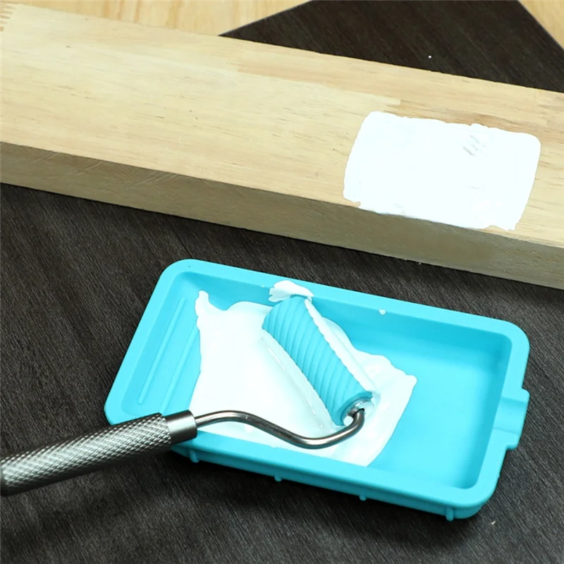 Fybbl-caneta de cola escova de cola linha de cola escova ferramenta para trabalhar madeira branco látex caixa de silicone escova para trabalhar madeira conjunto de caixa de cola