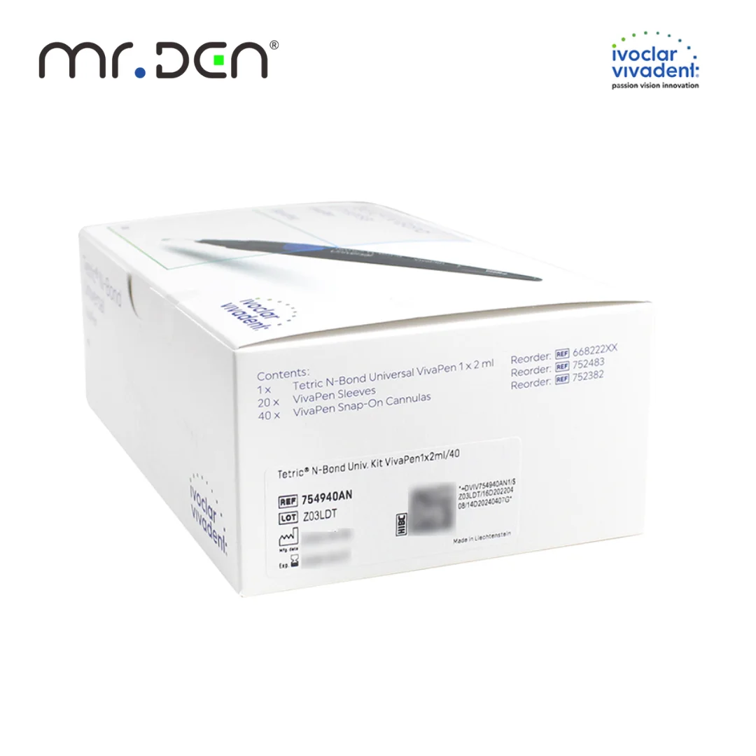 Ivoclar Tetric N-Bond Universal Adhesive VivaPen Kit 2ml Light Self Cure Dental Bonding, For All Etching Protocols Bendable