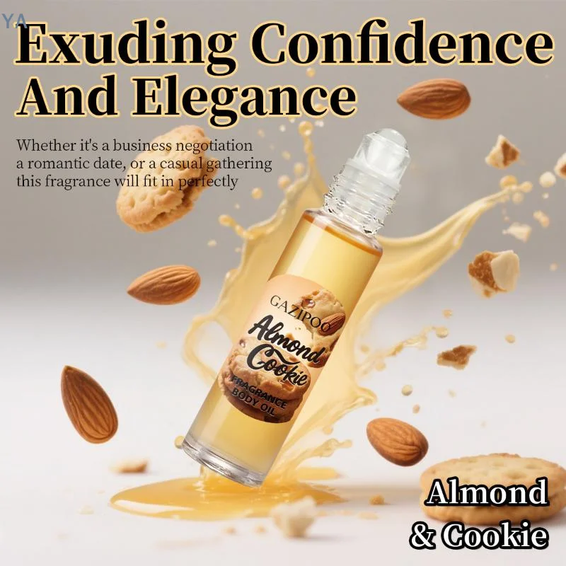 

Ароматическое масло для тела с ароматом миндального печенья, длительного действия, для женщин, портативное мини-масло для ежедневного использования.