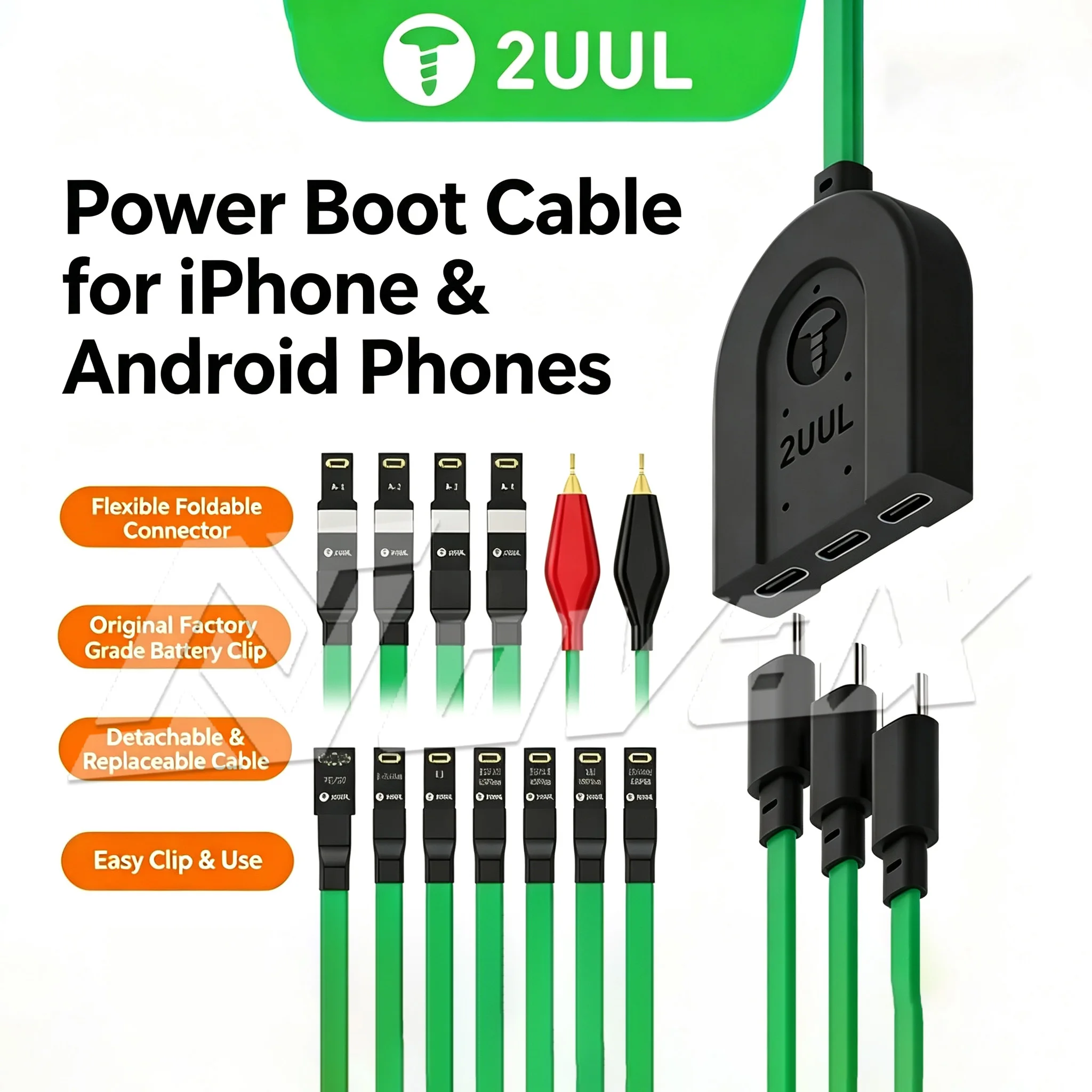 2UULPW02 is suitable for IP Android split boot cable P, supports 6G-16PM mobile phone maintenance boot power cable