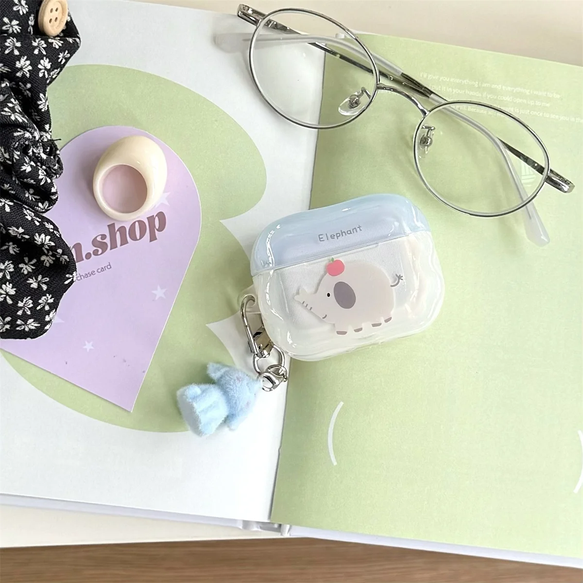 Nieuwe Kleine olifant Oortelefoon Case Voor Apple Airpods Pro 2 3 4 Hoofdtelefoon Cover Voor oortelefoon cover Siliconen Kawaii Headset Gevallen
