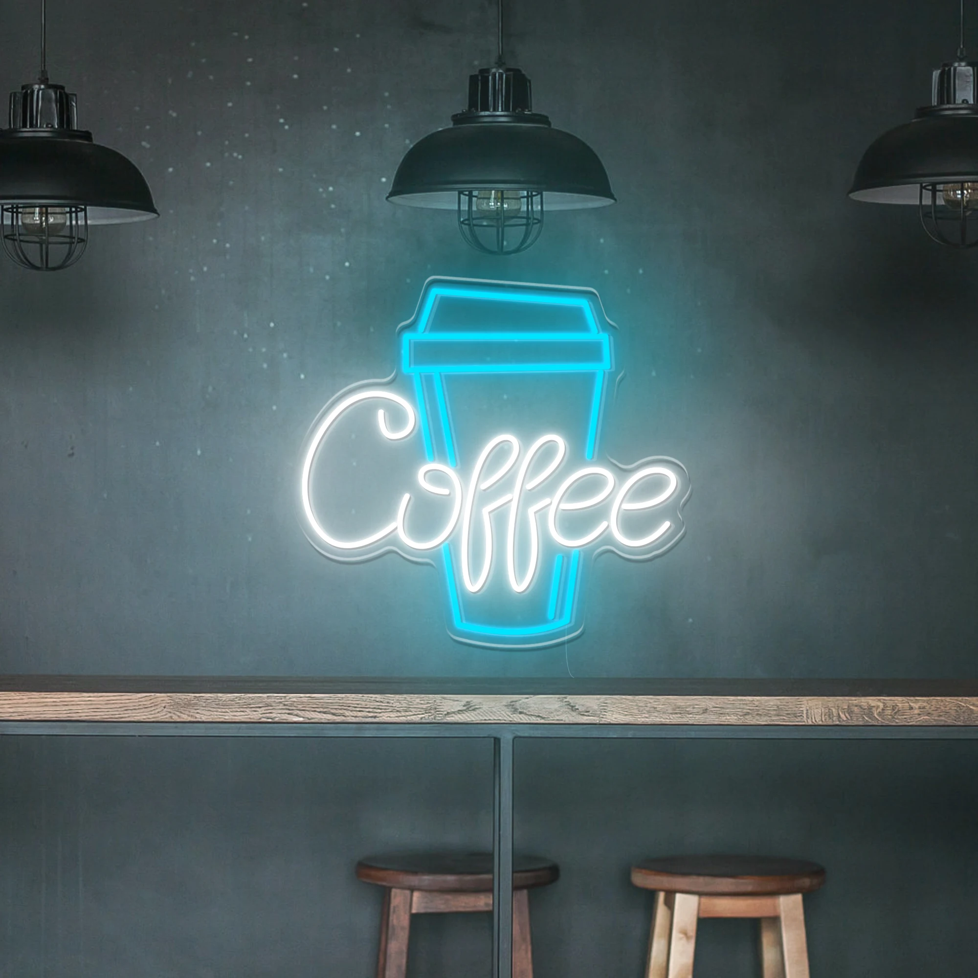 STLF Dropshipping Custom Neon Sign Logo Led Light Letter Acrylic Rgb for Business Store Neon Coffe