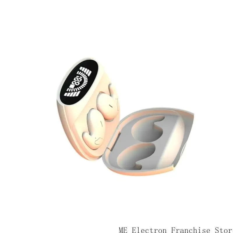 سماعات الأذن اللاسلكية T5EA 2025 سماعات الرأس المتوافقة 5.4 إلغاء ضوضاء متقدمة مع نوم غامرة نوم