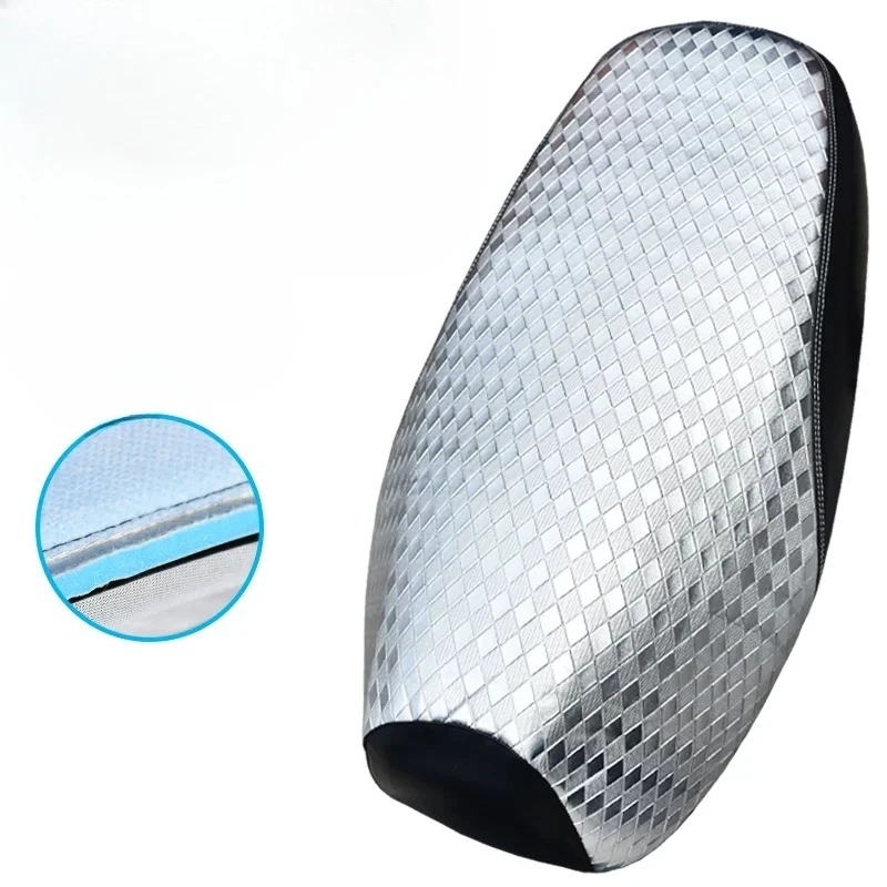 

Universal Waterproof Motorcycle Seat Cover Sunproof Rainproof Electric Bike Leather Cushion