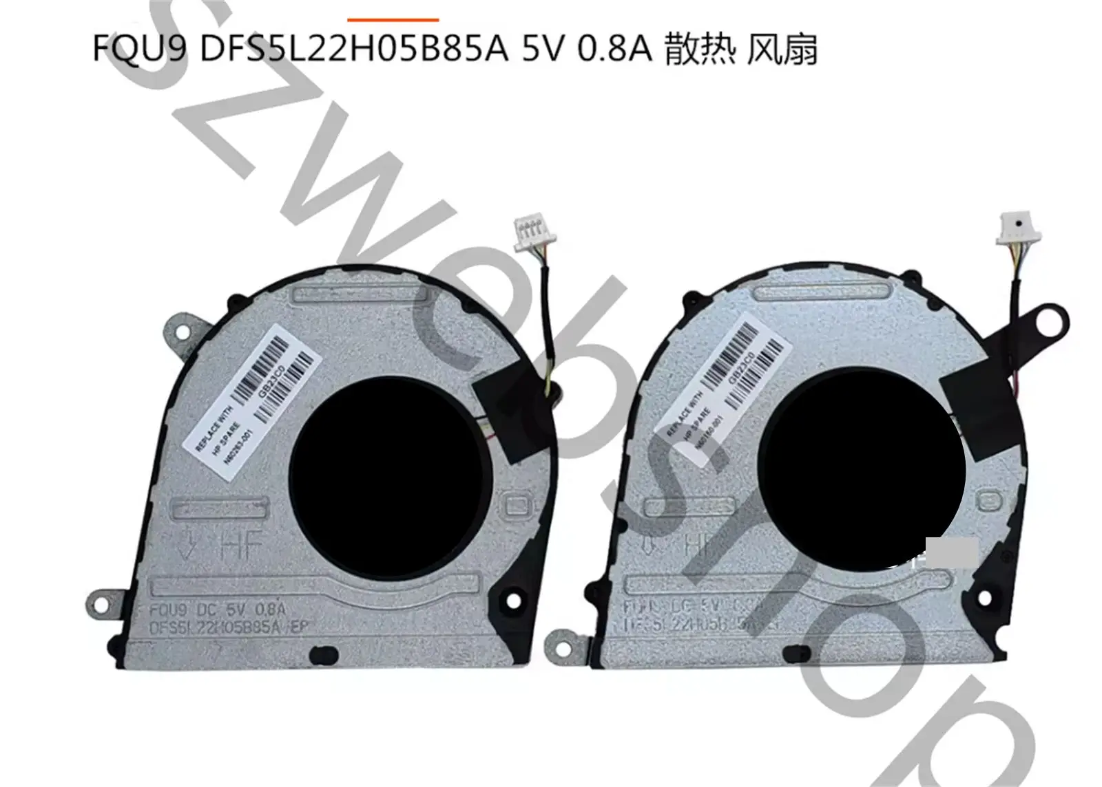 NEW For HP Pavilion Plus 14-EW 14-EW0047NR 14-EY 14-EY0095CL CPU & GPU Laptop Cooling Fan