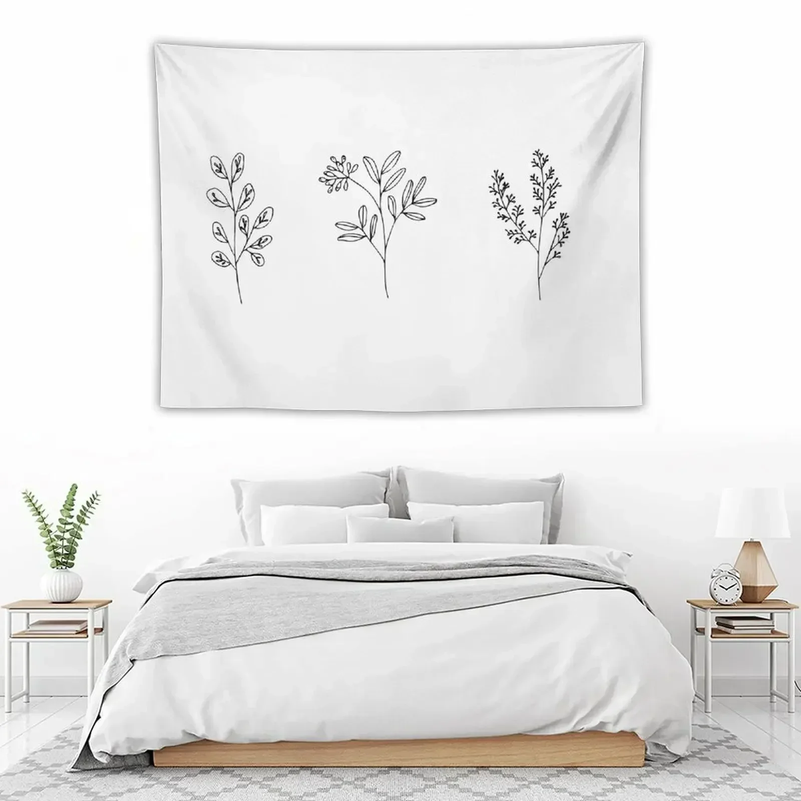 

Flower Stickers Tapestry Decoration Home Wall Hanging Things To Decorate The Room Tapestry