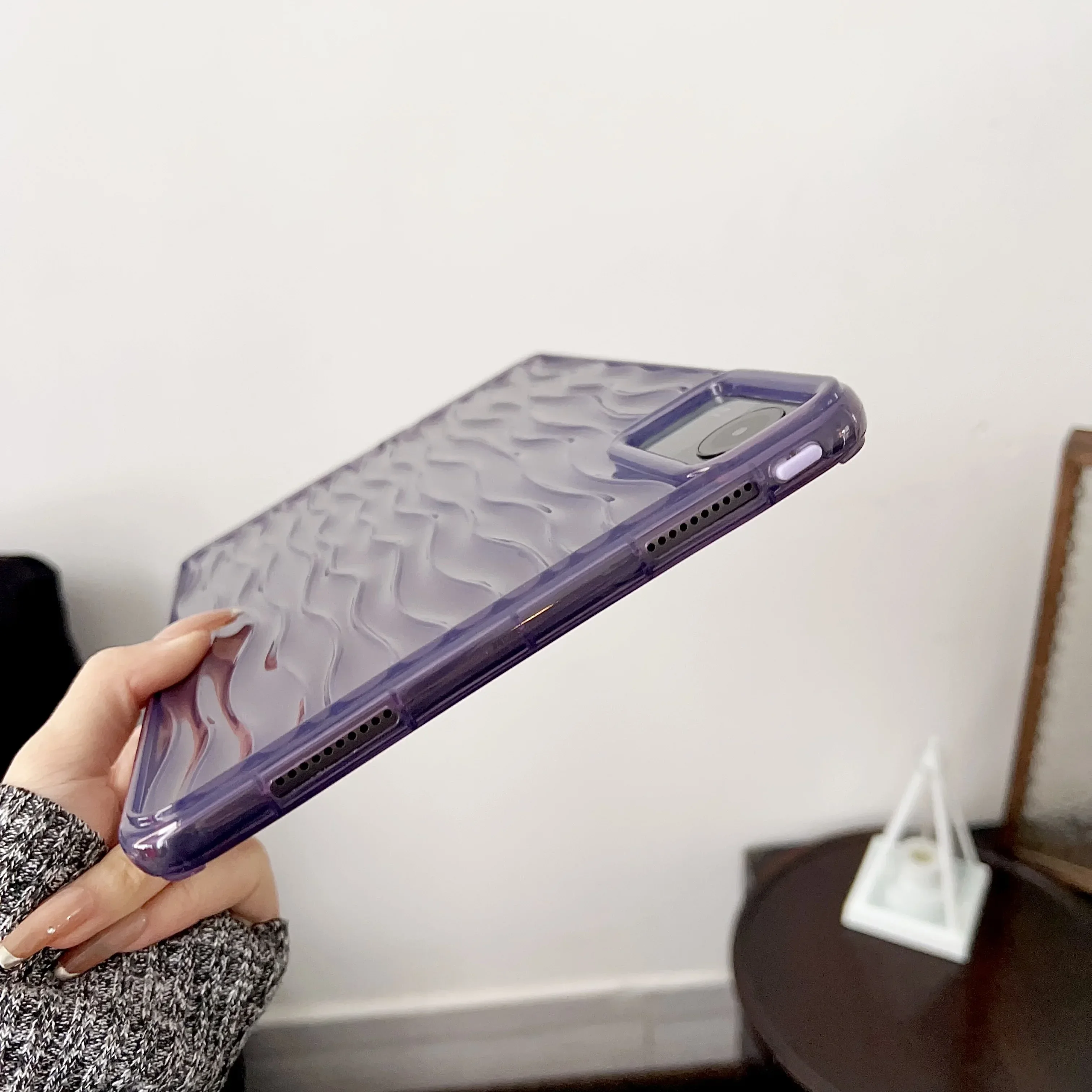 Funda para Redmi Pad SE 11 2023 Pad 6 5Pro colorida simplicidad seguridad transparente agua ondulación TPU para Xiaomi Tablet cubierta suave