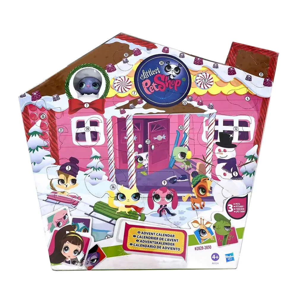 Hasbro Littlest Pet Shop Petshop Advent Calendar Surprise Doll Toy Blind Box Collection Figures Children Birthday Gifts