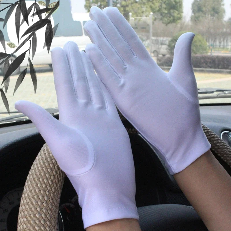 Woman Gloves For Summer Sunscreen Driving Gloves Female Thin Cotton Sweet Solid Color Non-Slip Touchscreen Breathable