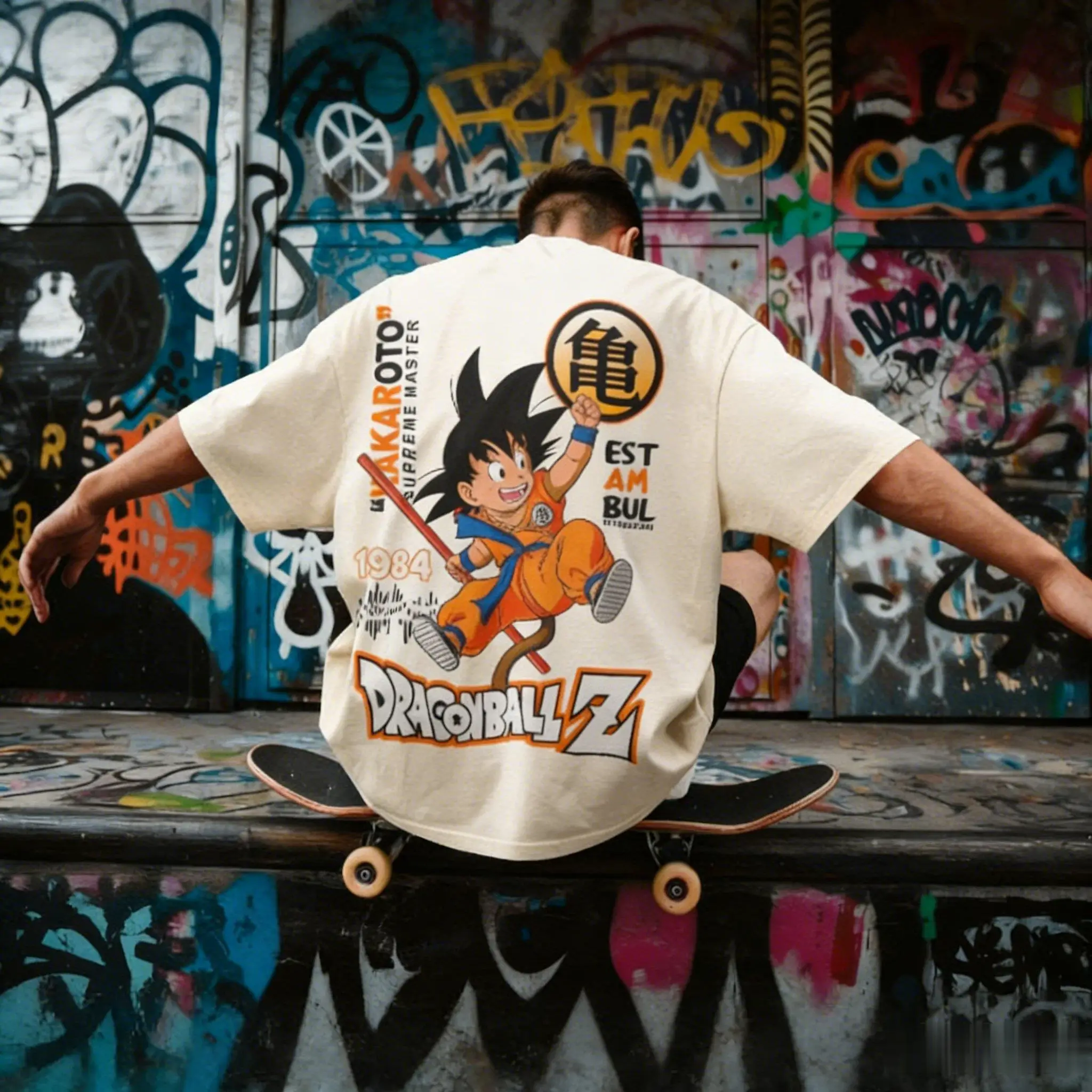 Dragon Ball Goku Anime T-shirt Mannen Vrouwen 2026 Zomer Oversized Casual Korte Mouw Tops Streetwear Grafische Tee Cartoon Print Y2k