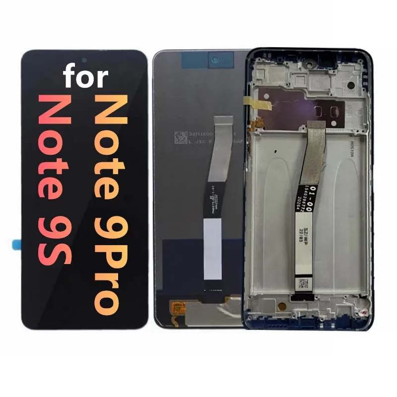 

Original LCD For Xiaomi Redmi Note 9 Pro LCD Display Touch Digitizer Screen For Redmi Note 9S LCD Screen Replacement