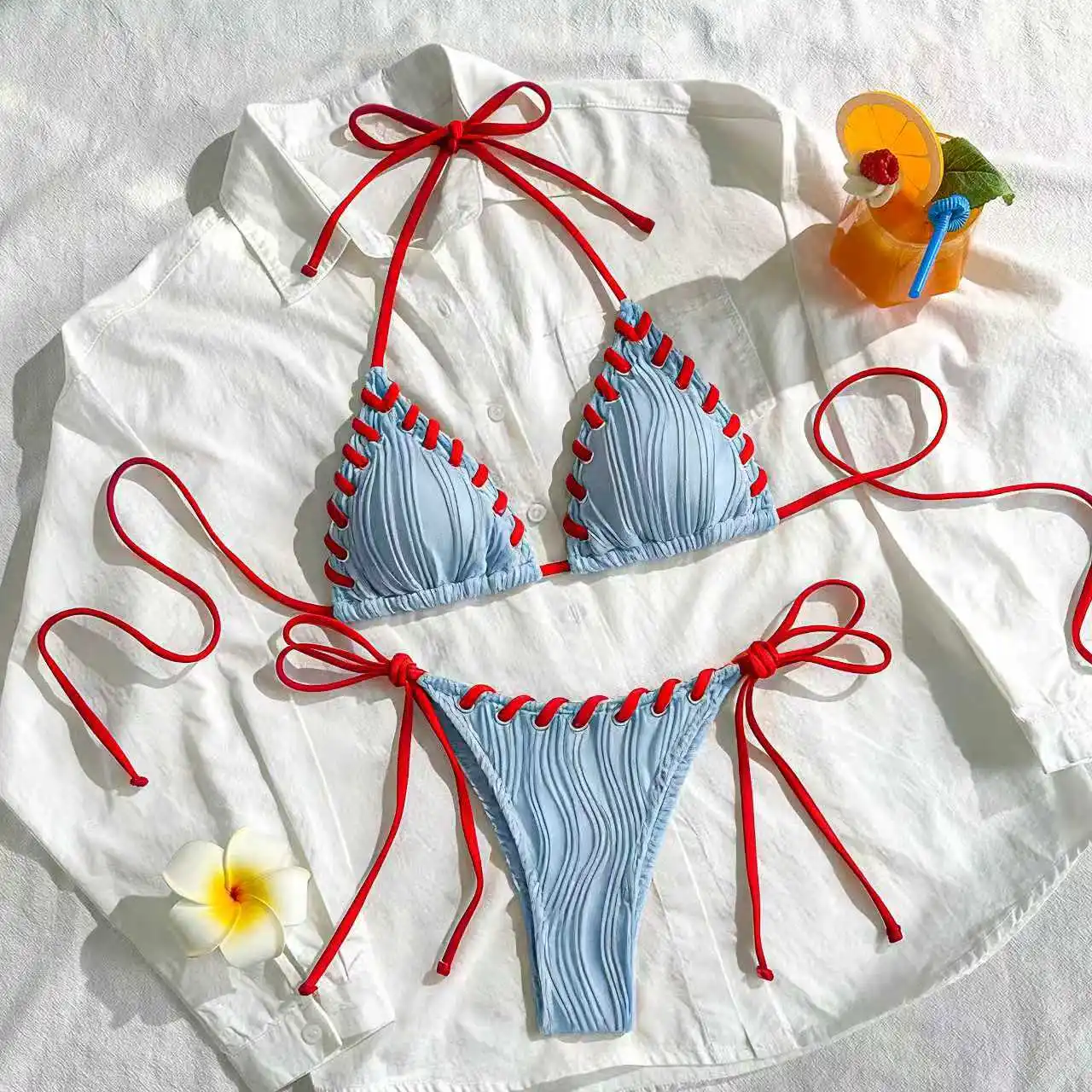 

2026 треугольные бикини, женские купальники, женский сексуальный купальник, однотонный купальный костюм, купальный костюм, пляжная одежда