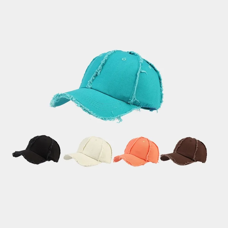 

Retro denim baseball cap, suitable for both men and women - adjustable, sun resistant, outdoor casual cap