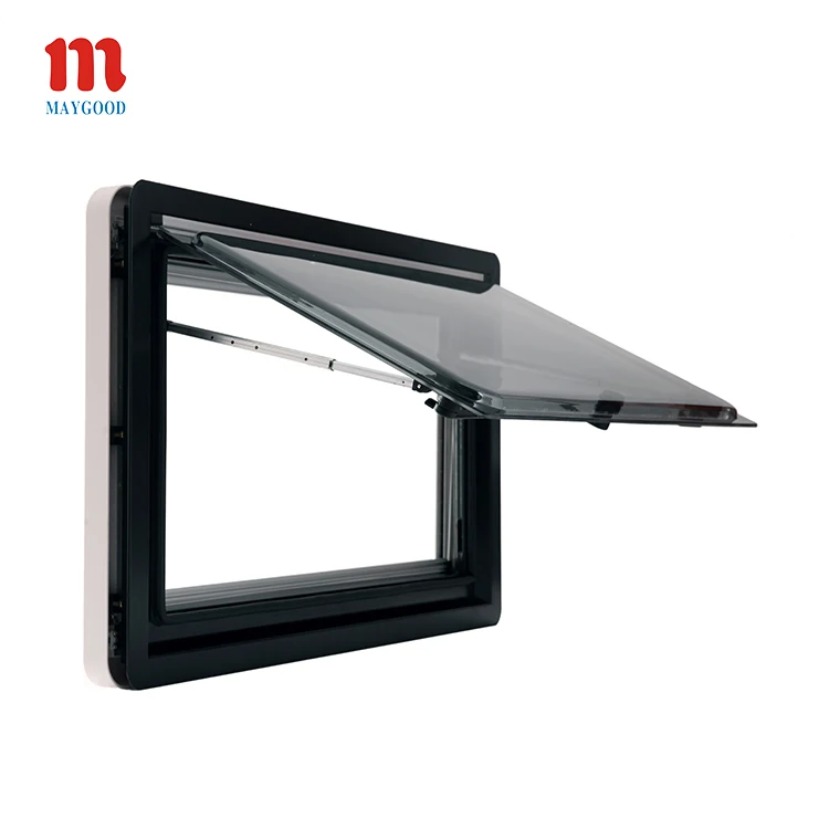 

Hot Factory direct sale high quality aluminum alloy outer frame RV side window for modified car 900*900 mm