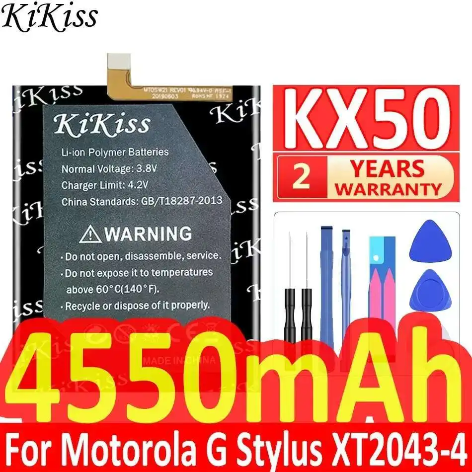 

For Motorola moto G Stylus XT2043-4 KX50 KX50 4550mAh Mobile Phone Battery Replacement