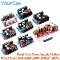 DC Boost Buck 1800W 1200W 300W 150W 120W 400W 80W CC CV Step Down Up Converter Board Power Supply Module for Chargering