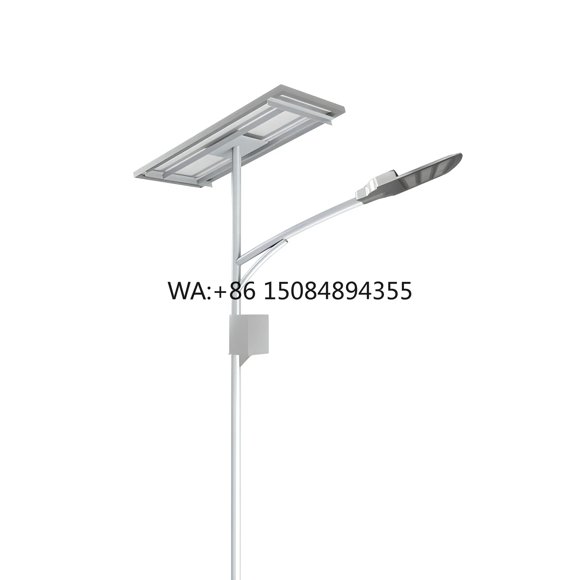 New Design 50W 100W 150W IP65 Rated Aluminum Solar LED Street Lights with DC Input RoHS Certification for Outdoor Road Lighting