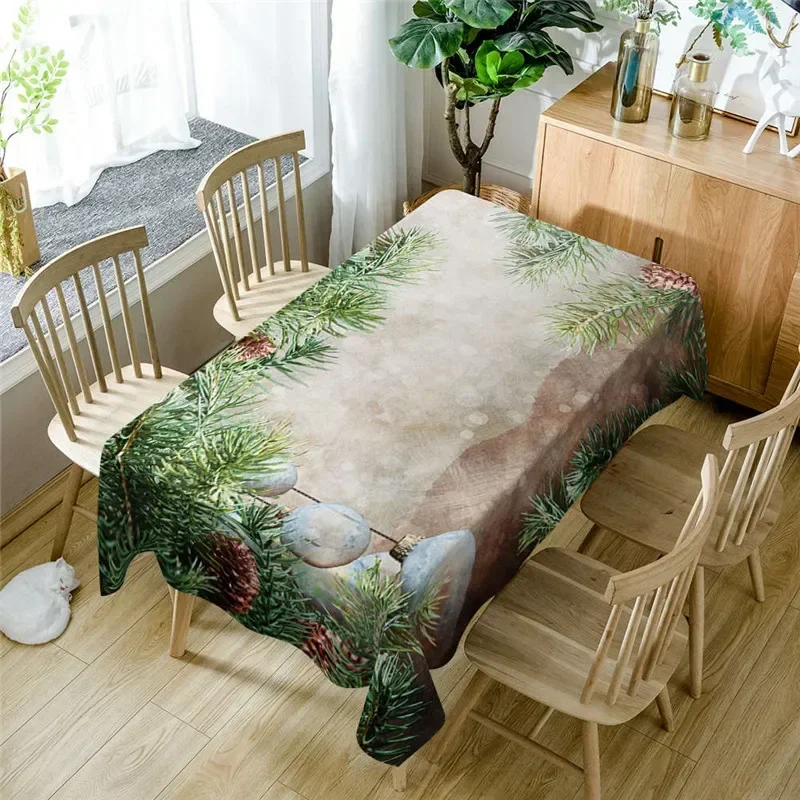 

Tropical Green Plant Palm Leaf Monstera Flower Rectangular Tablecloths Table Cloth for Dining Table Wedding Decoration