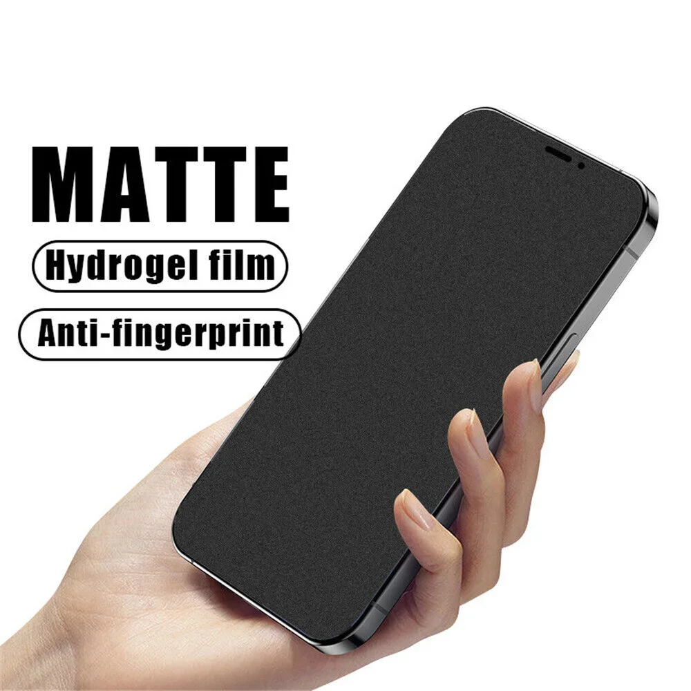 

Матовый ультрапрозрачный гидрогелевый экран для iPhone 14 Pro 15 Pro Max XR 13 Pro Max XS 11 Pro 12 Pro Max 15 Plus 14 Plus SE 7 8