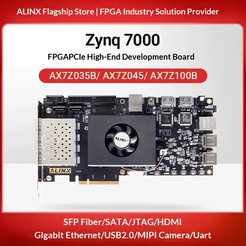 ALINX Xilinx Zynq7035 7045 7100 FPGA Development Board ARM PCIe Video Fiber Optic Interface