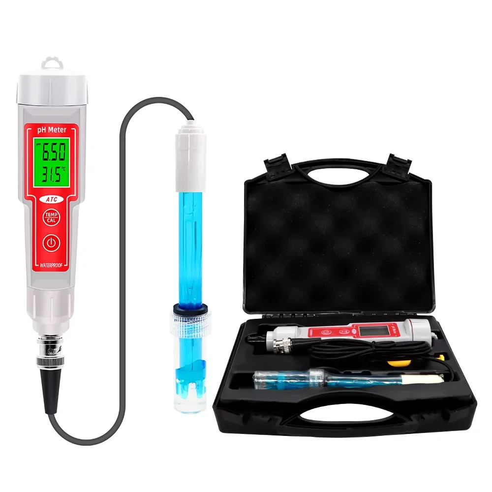 

PH-618L Precision Acidity Meter Probe Digital Water Quality Tester 2 in 1 Temperature Ph Meter for Aquarium