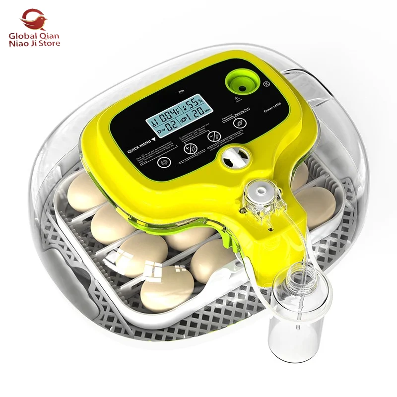 New Fully Automatic Intelligent Incubation Breeding Equipment, Incubator,Chicken Egg Hatcher,Constant Temperature for 4–112 Eggs