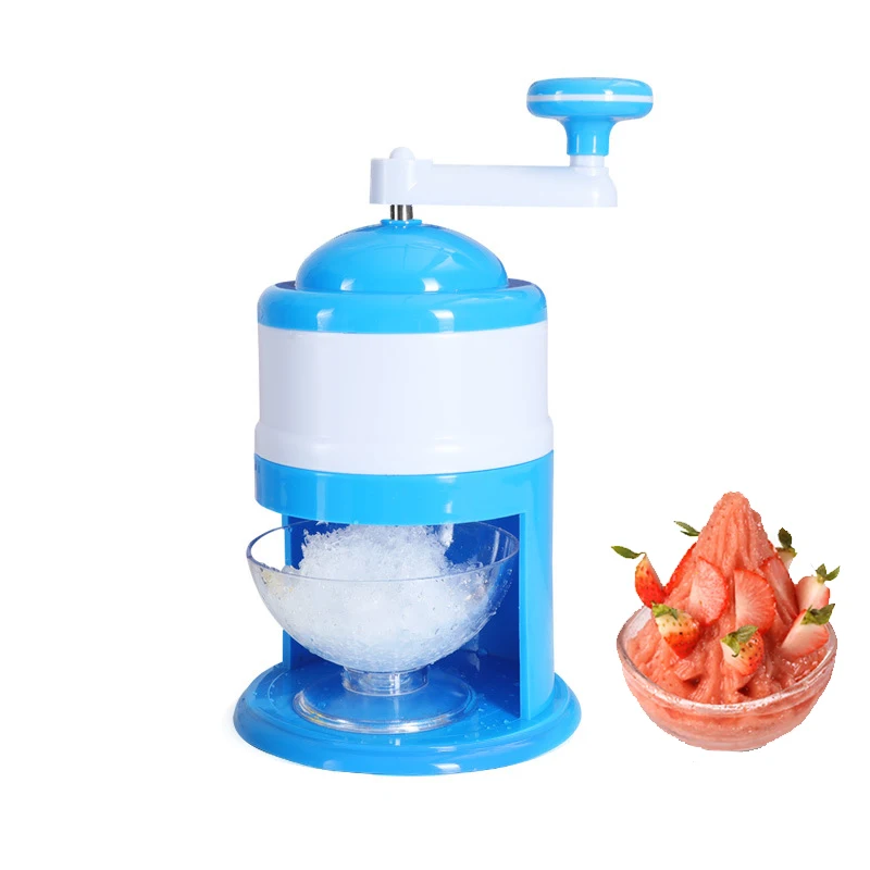 Mini afeitadora de hielo fácil, trituradora de hielo Manual para el hogar, máquina de hielo afeitada a mano, picadora de hielo, herramientas de fabricación de granizado de hielo de cocina