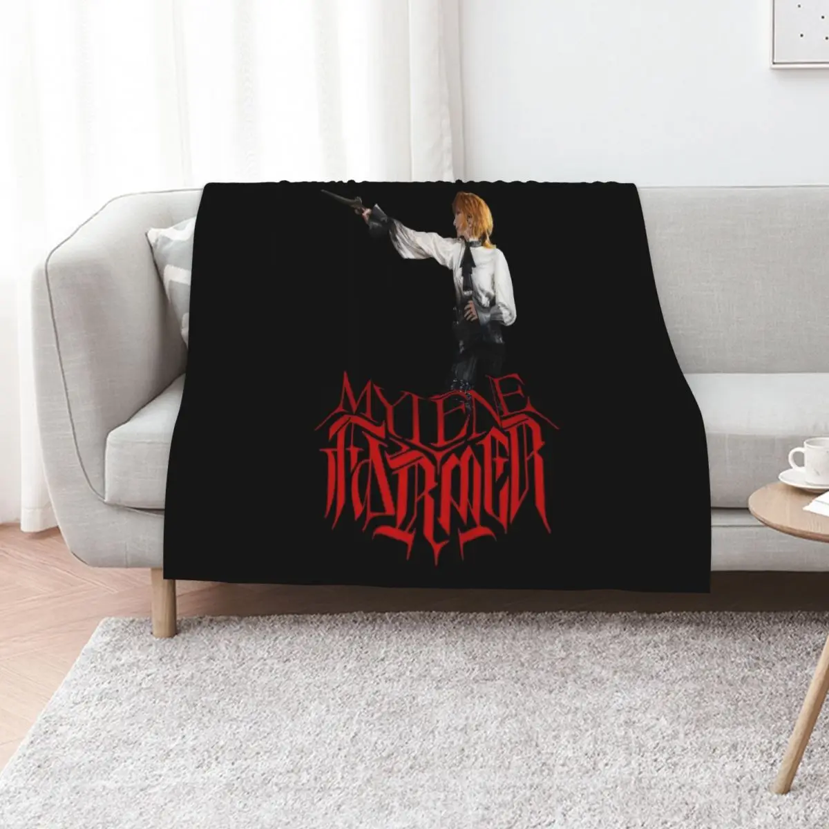 Mylène Farmer Nevermore 2024 Throw Blanket Thermal manga Soft Beds decorative sofa bed Blankets