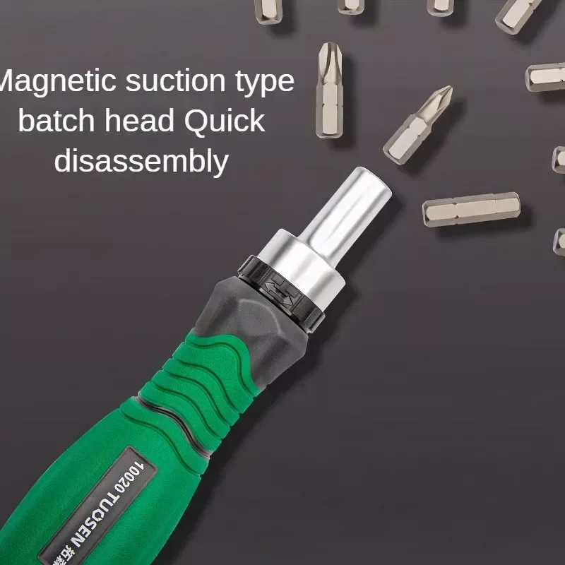 Xiaomi 10 In 1 Portable Ratchet Screwdriver Hidden Screwdriver Head Multi Angle Corner Capable Multifunctional Screwdriver Tools