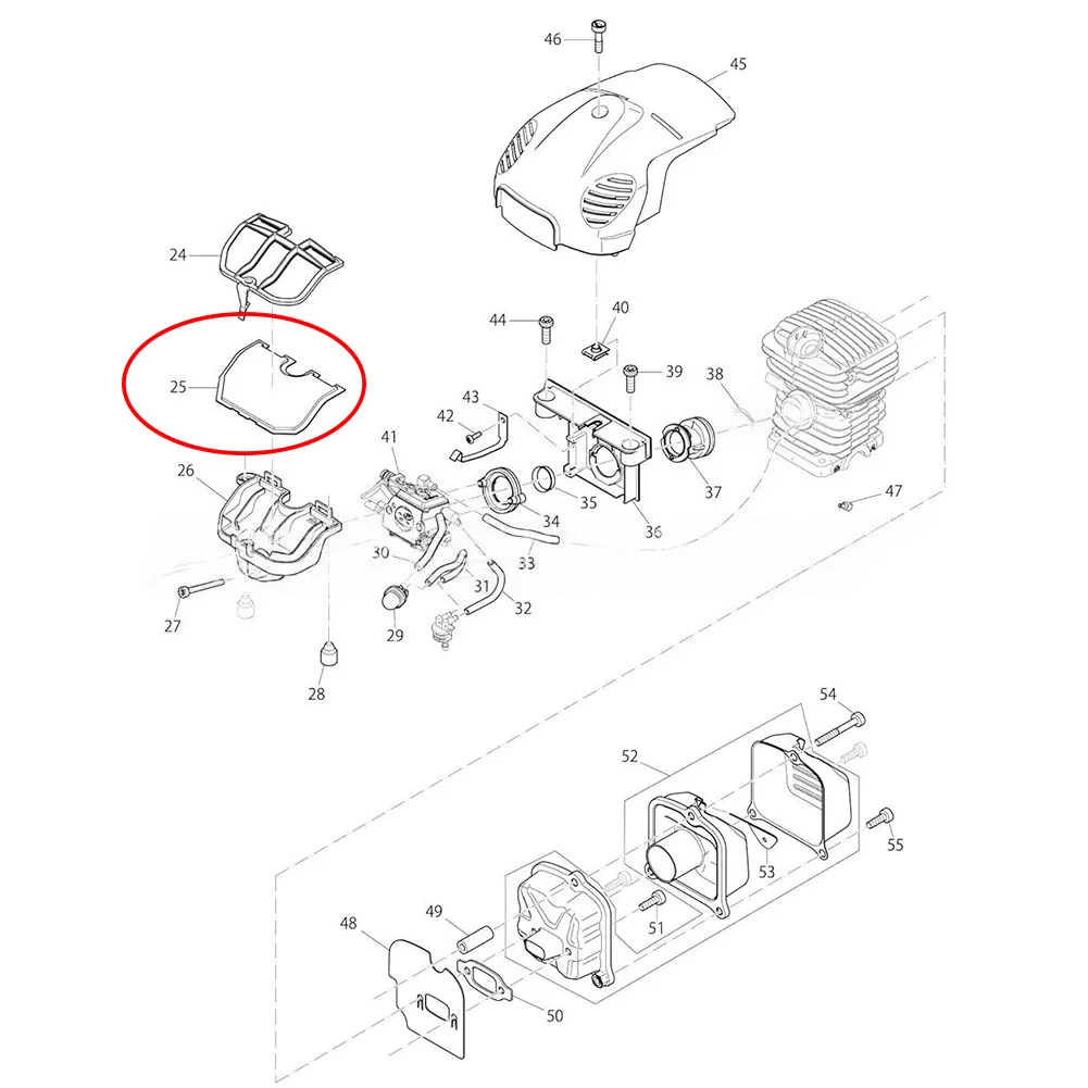 For EA3200 For EA3200S EA3201S EA3500S PS-32 for chainsaw Air Filter 423414-0 Replacement with Engine Protection Focus