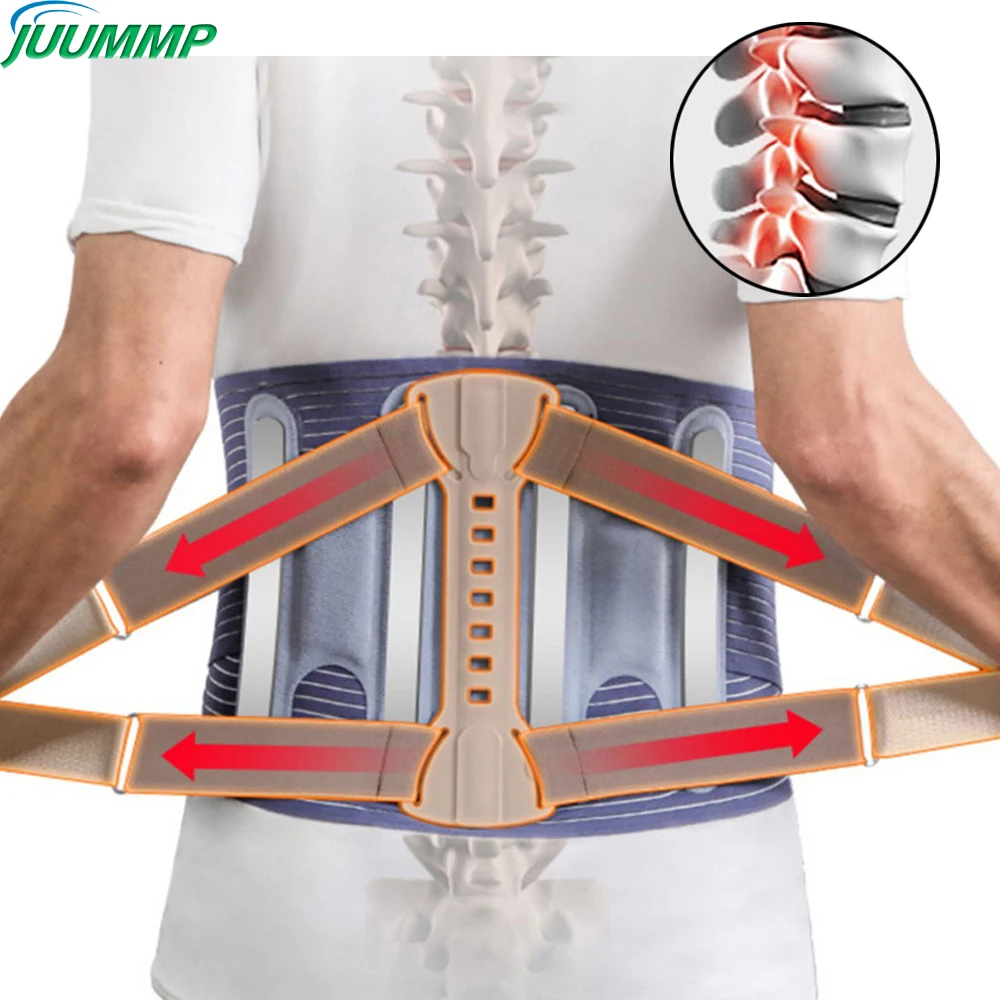 Back Support Belt Orthopedic Corset Back Brace Belt Spine Support Belt  for Back Pain Relief, Sciatica, Scoliosis,Herniated Disc